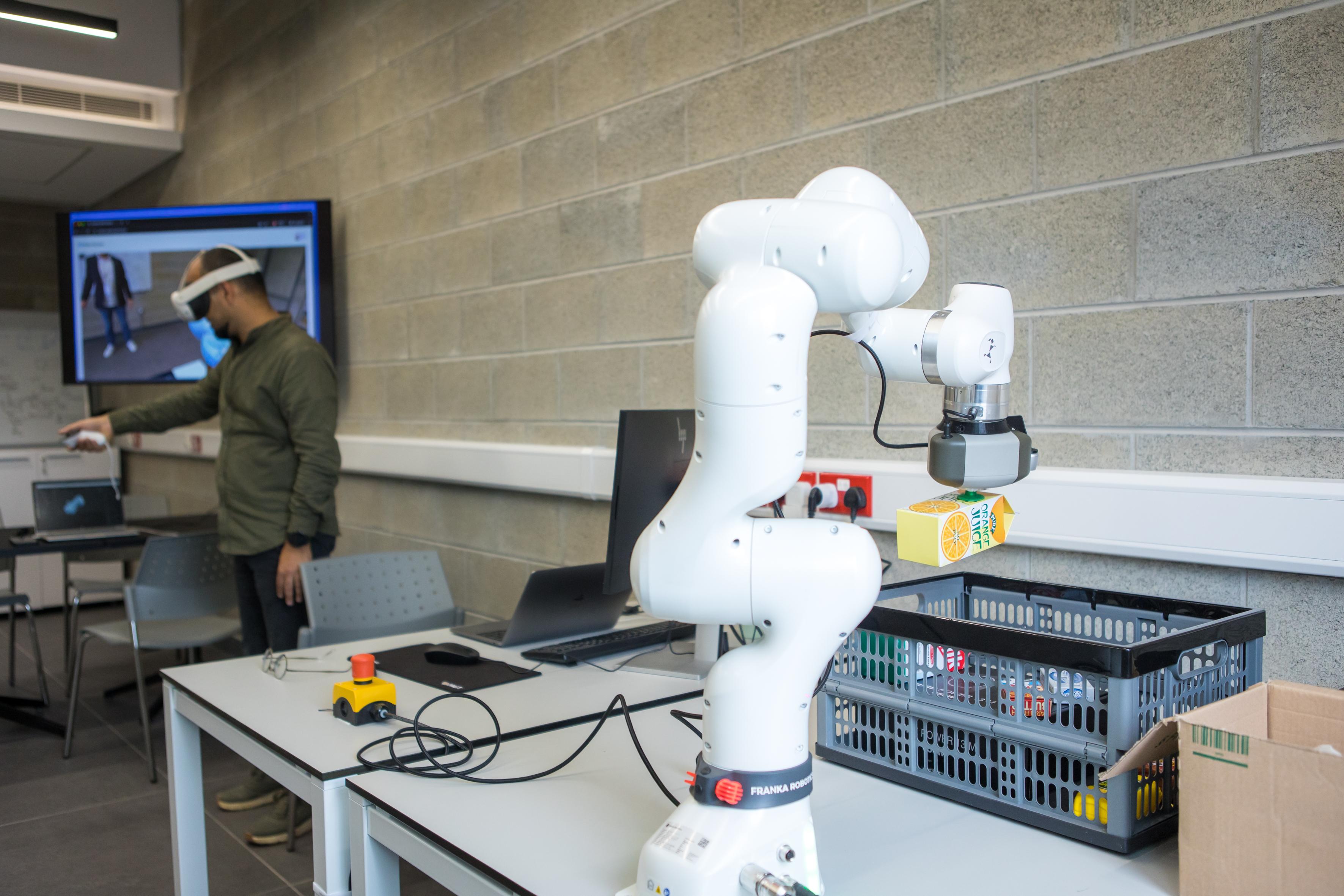 Human-Guided Robotic Manipulation for Warehouse Automation with Augmented Reality